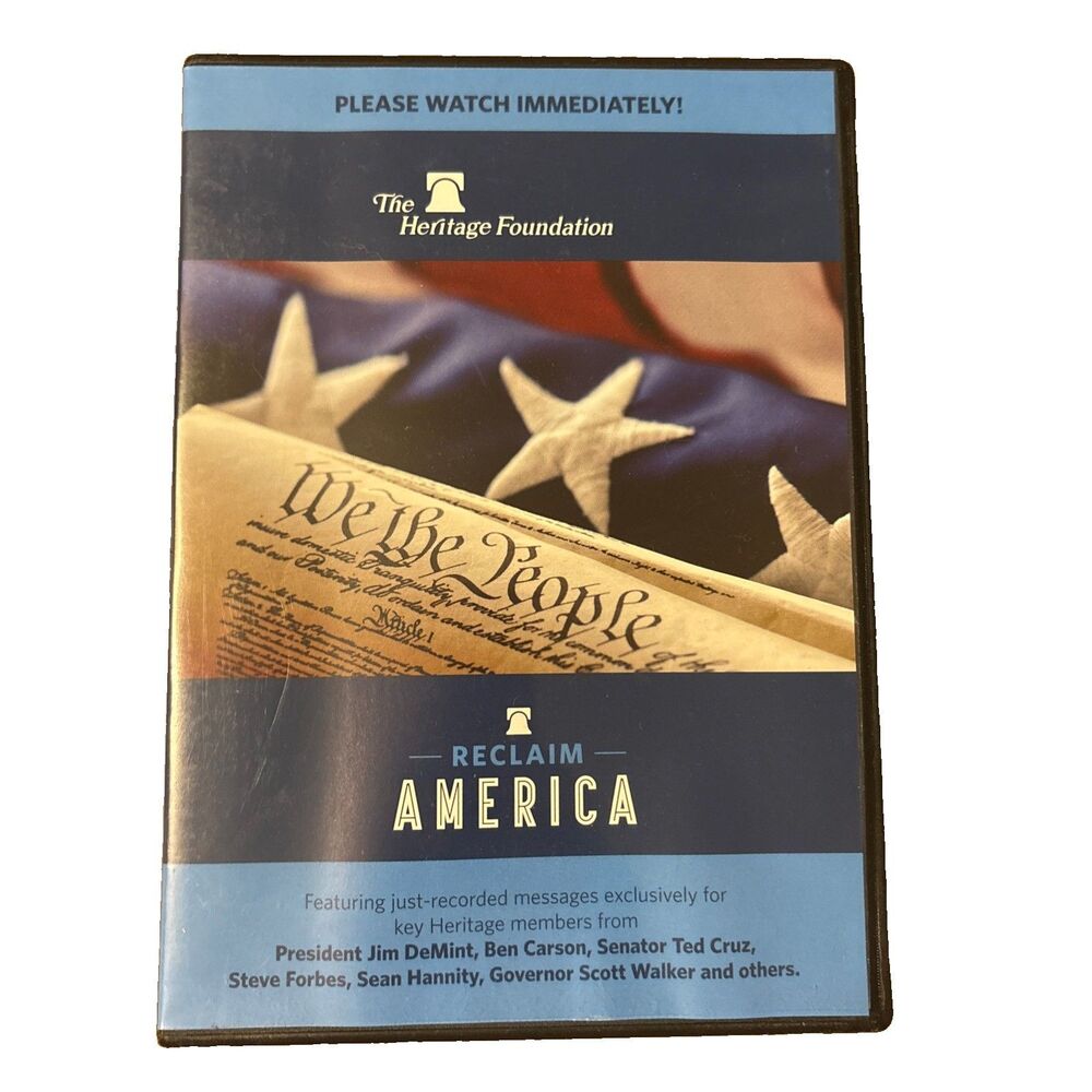 The Heritage Foundation Reclaim America DVD Messages from Ted Cruz, Sean Hannity